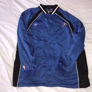 NBA AUTHENTIC REEBOK 76ERS 2XL BOMBER JACKET